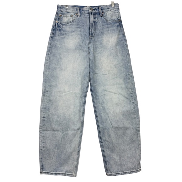 Pistola Wes Barrel Leg Light Wash Jeans - Picture 2 of 5